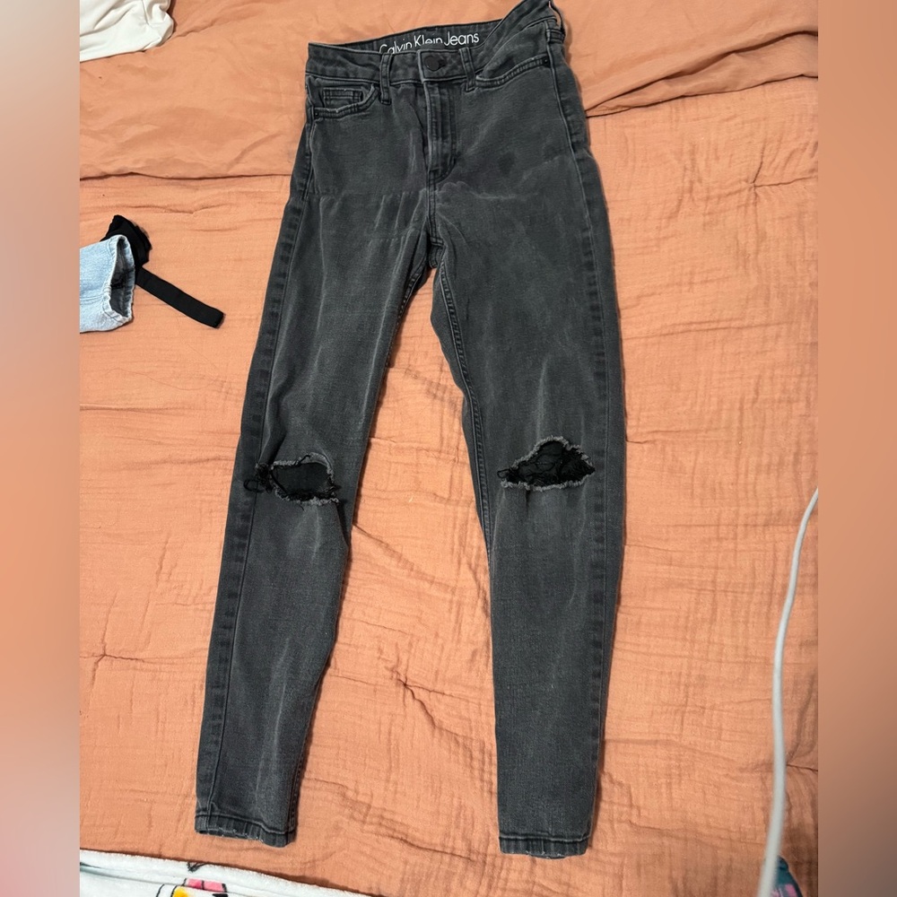Calvin Klein Gray Denim Jeans